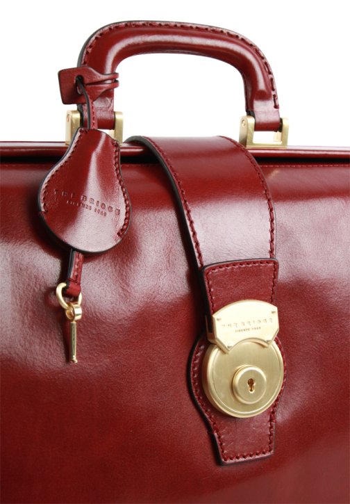 the bridge Bügelaktentasche rot