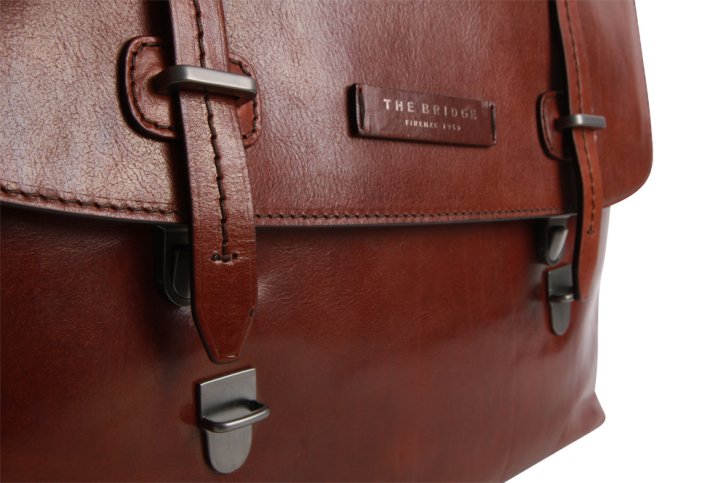 the bridge Aktenmappe braun/ruthenium