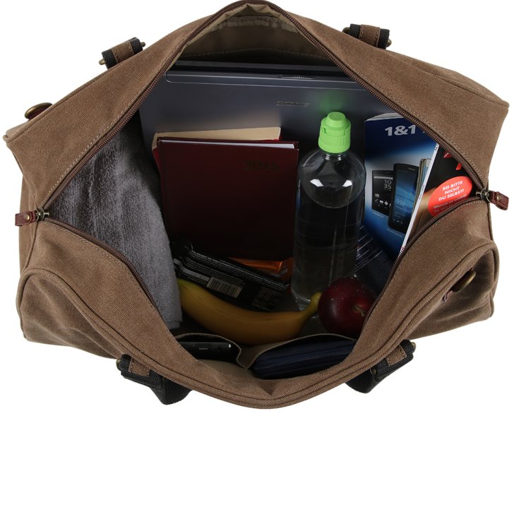 Troop London Duffle Bag  Canvas brown