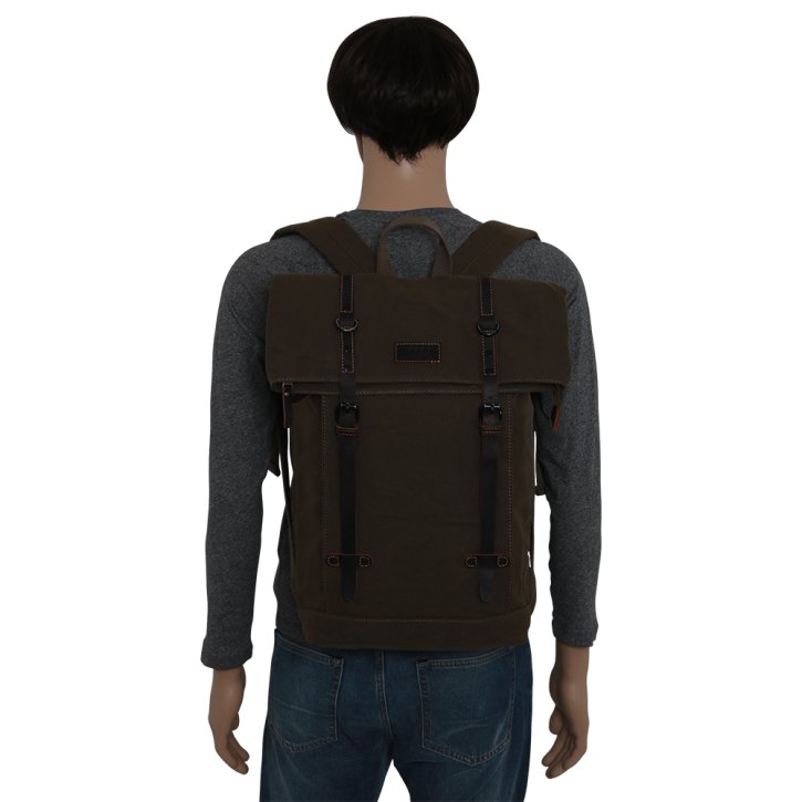Troop London Backpack Canvas olive
