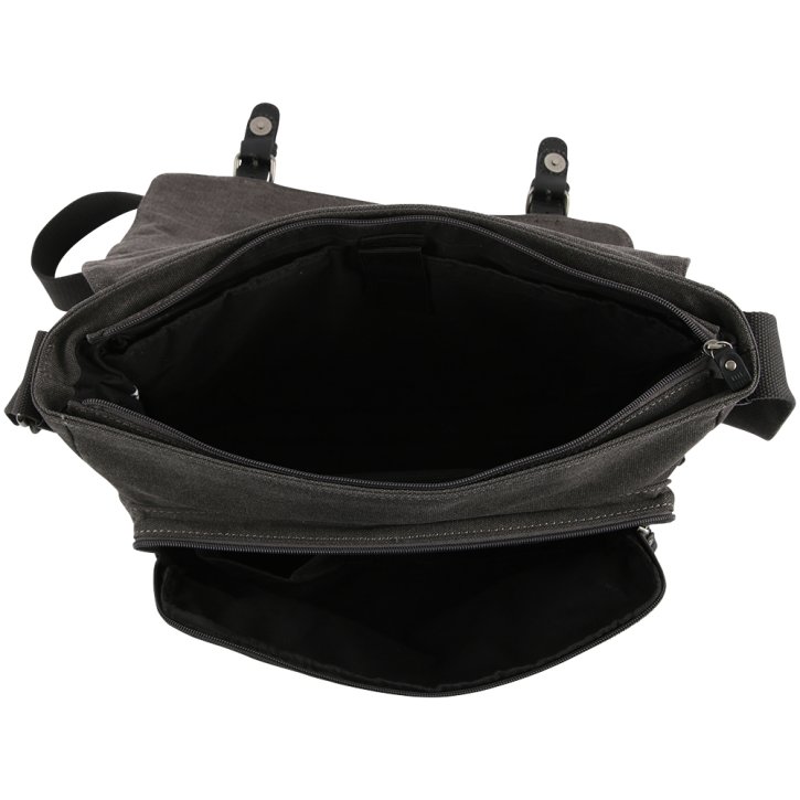 Troop London Messengerbag Laptop  Canvas black