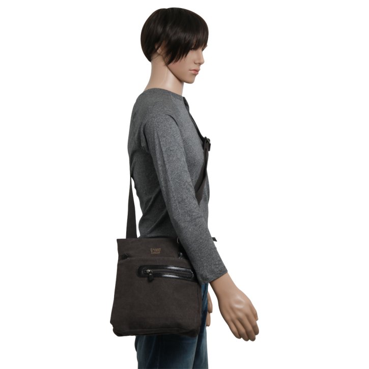 Troop London Across Body Bag Canvas black