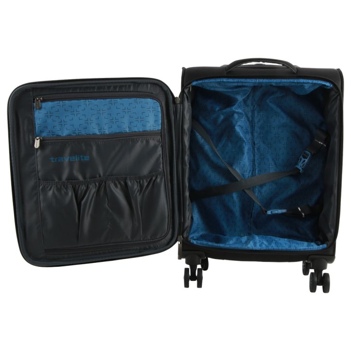 Travelite Capri S 4w Trolley black