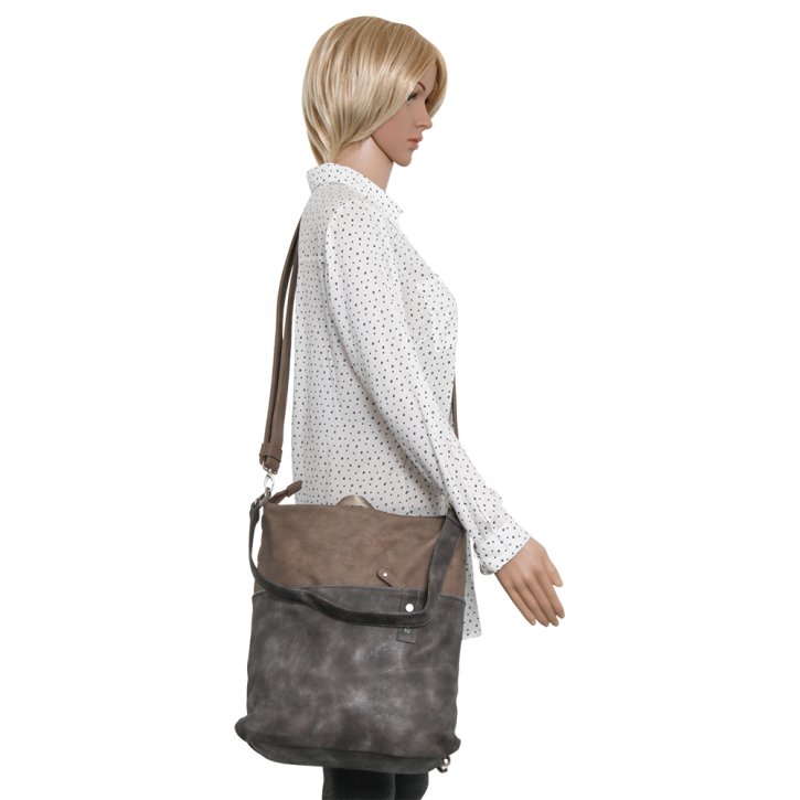 ZWEI JANA 14 2in1 Tasche taupe