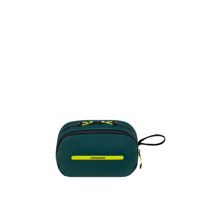 Samsonite ECODIVER toilet kit dark teal/lime