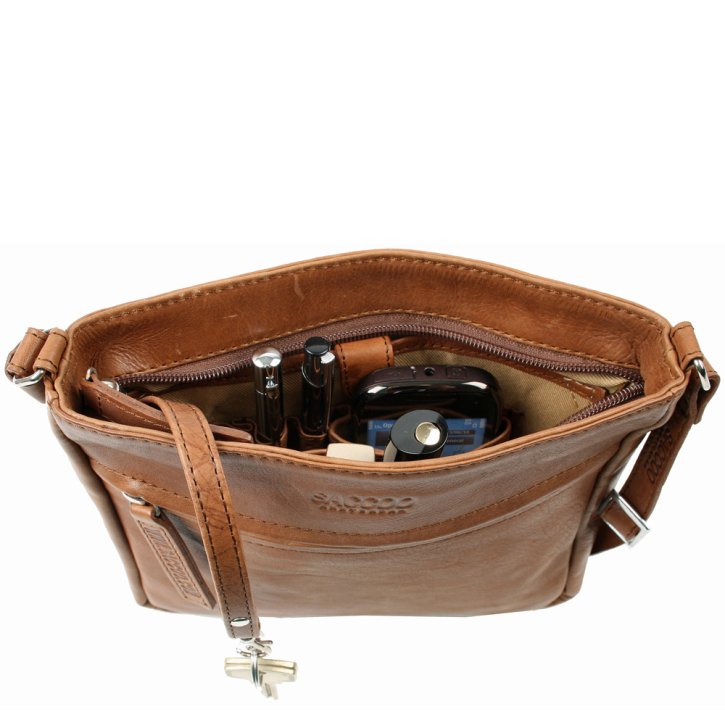 Saccoo COLON Handtasche cognac