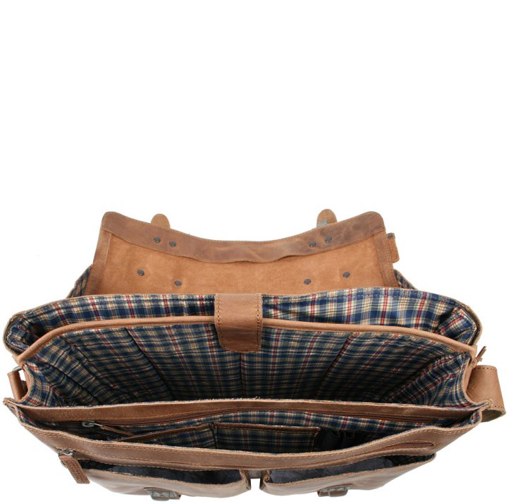  DAN Laptoptasche vintage tan