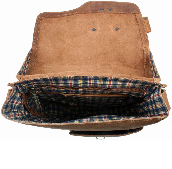  DEXTER Schultertasche vintage tan