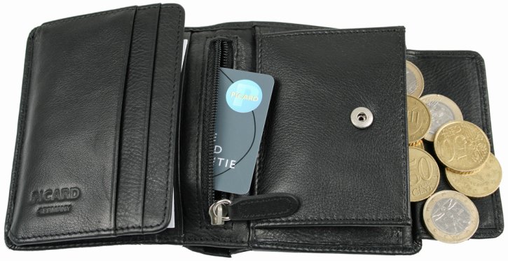 Picard  BROOKLYN kleine Herrenbörse schwarz