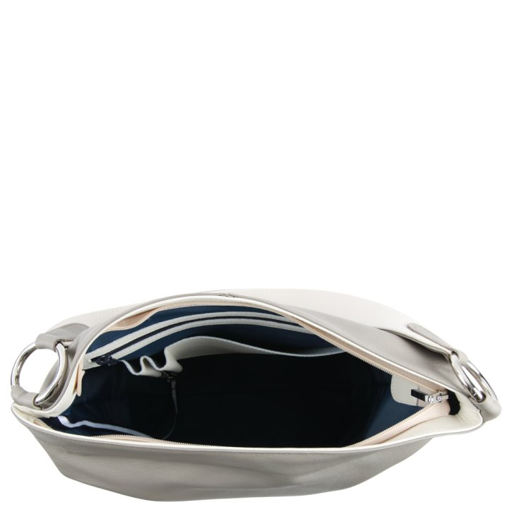 Augenthaler & Heberer MERIVA Schultertasche cemento/avorio