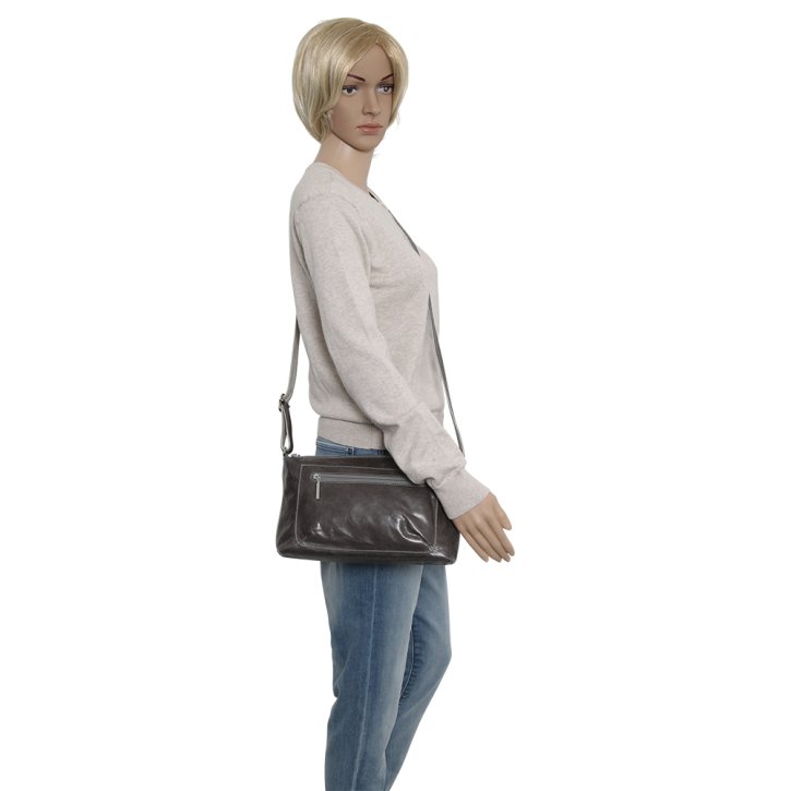 Augenthaler & Heberer THETYS Schultertasche stone/cemento