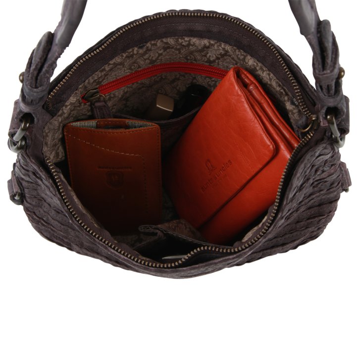  RAVEN Schultertasche fudge