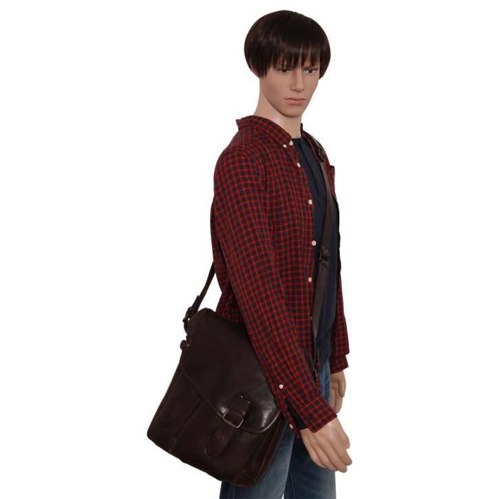  PRESTON Postbag dark cigar