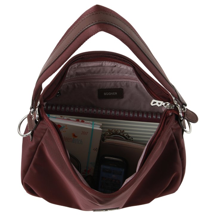 BOGNER Small Aisha Schultertasche carmine