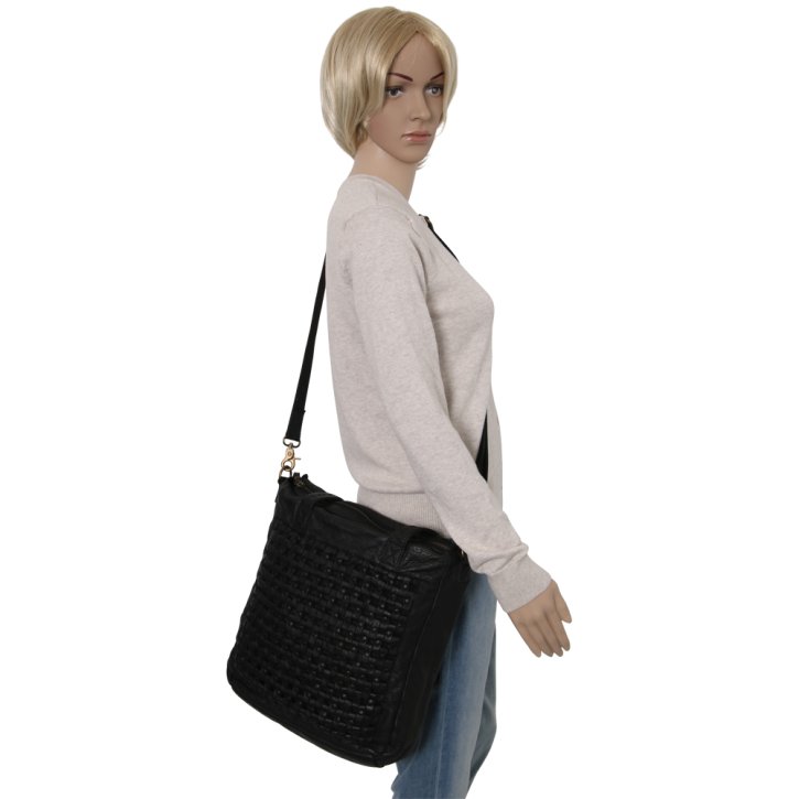 DEPECHE Shopper black