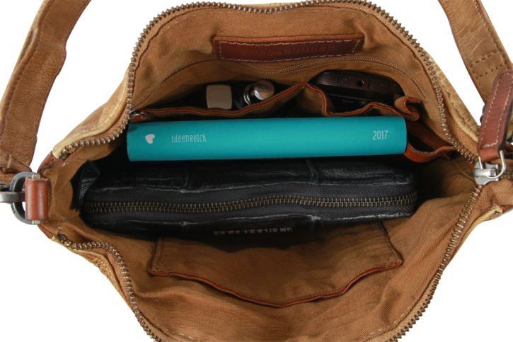 FredsBruder FUNNY Schultertasche dry tobacco