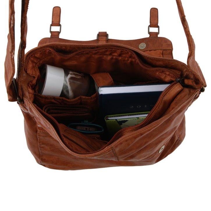 Gianni Conti Umhängetasche cognac