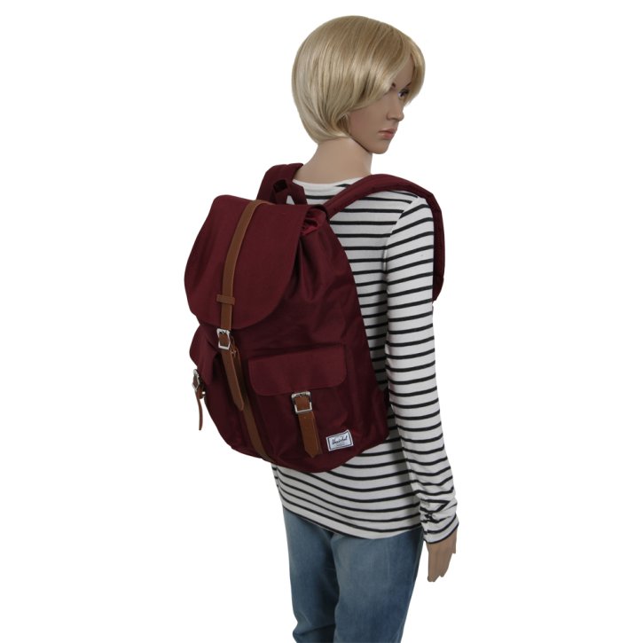 HERSCHEL DAWSON Backpack windsor wine/ tan