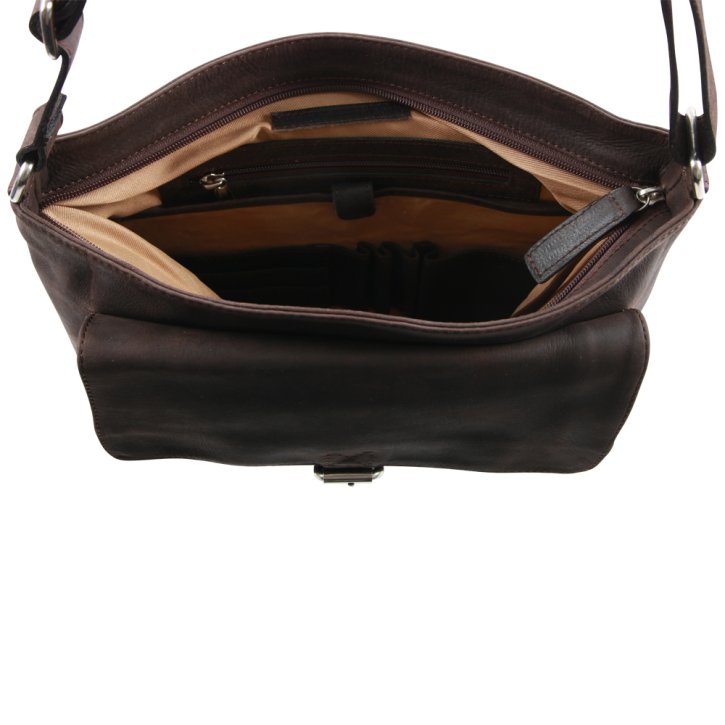 Saccoo Valencia Schultertasche havanna