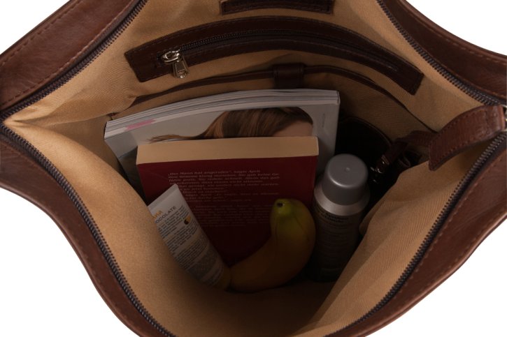 Saccoo Antonio Schultertasche brown