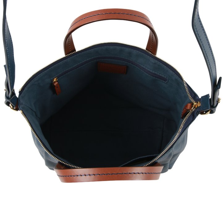 the bridge Shopper Feinleder violettblau