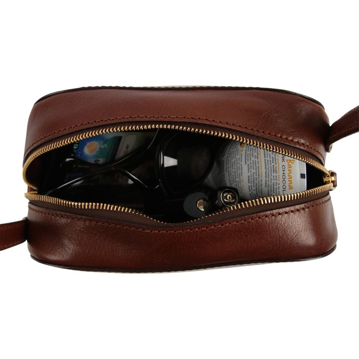 the bridge Handtasche Rindleder braun