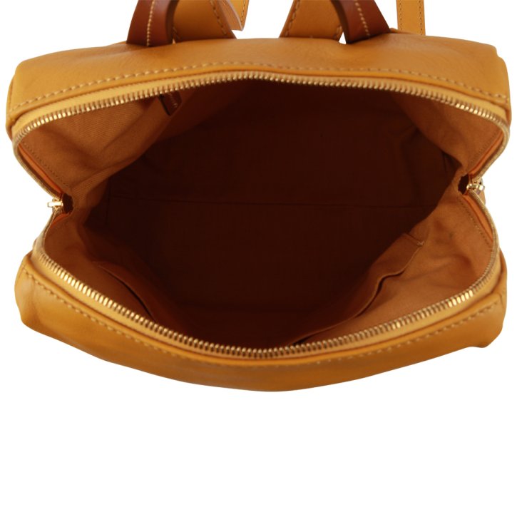 the bridge Rucksack Feinleder gelb