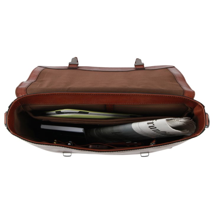 the bridge Aktenmappe braun/ruthenium