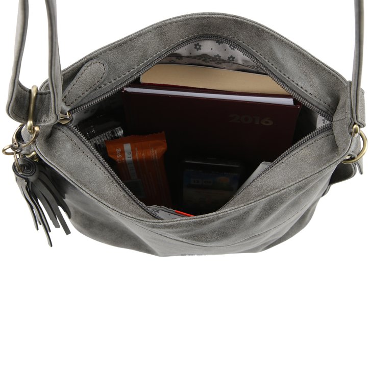 ZWEI Conny 8 Schultertasche grey