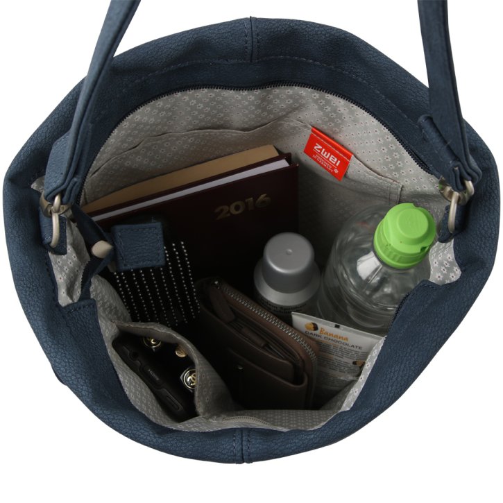 ZWEI Mademoiselle M12 Umhängetasche nubuk blue