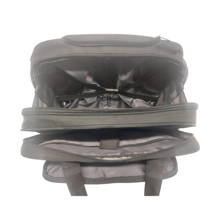  AT WORK Rolling Tote 15.6" black/orange