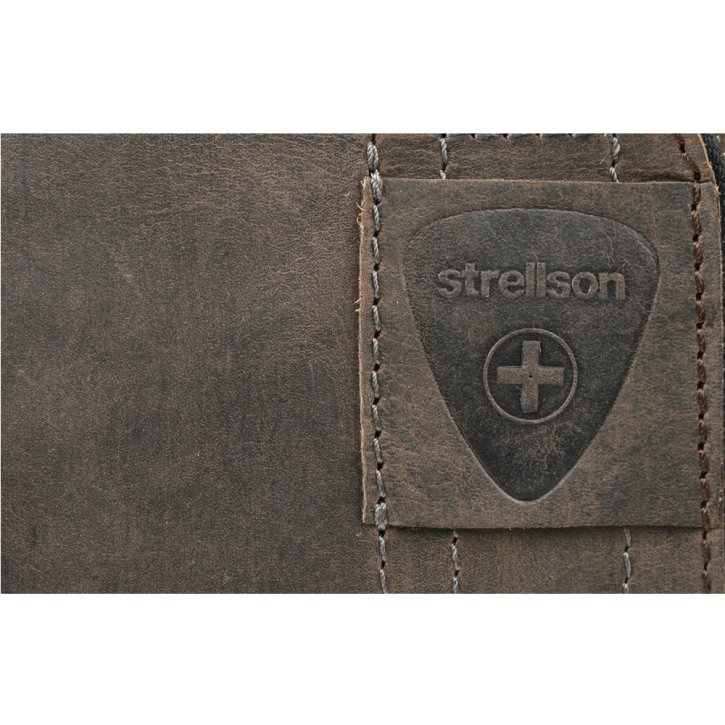 Strellson Zip Bag mit Tabletfach dark brown