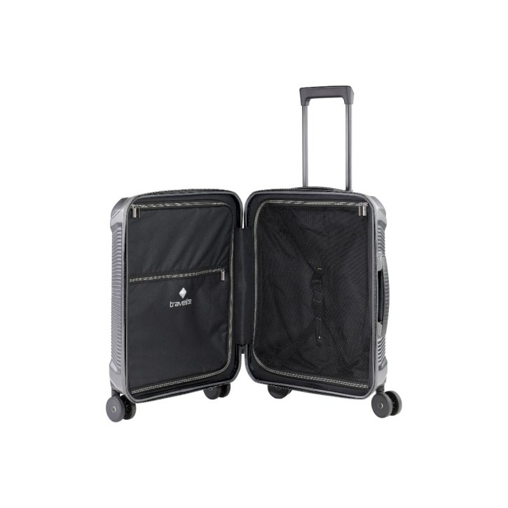 Travelite MILLENIUM Trolley 4w S silver