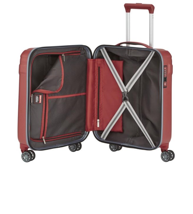 Travelite Vector 4w S Trolley koralle