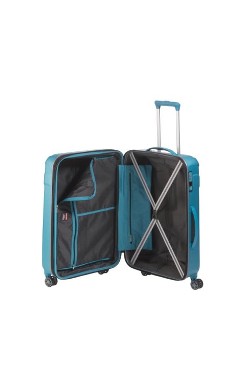 Travelite Vector 4w M Trolley türkis