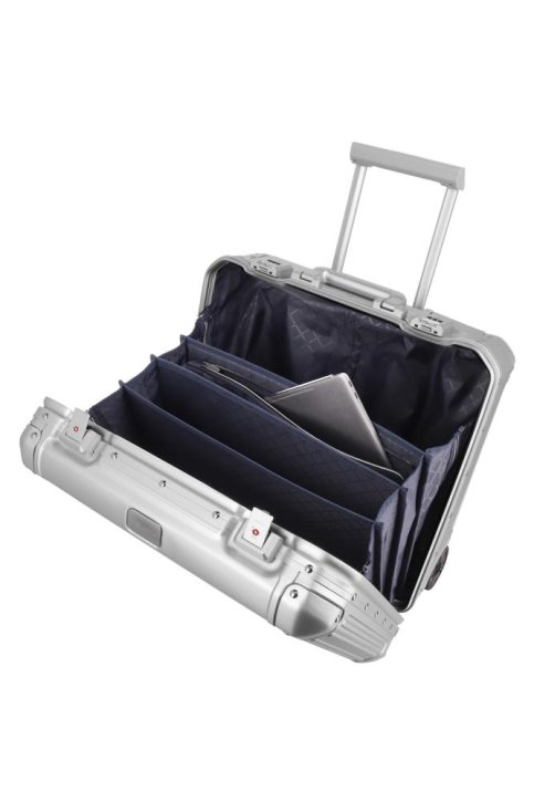 Travelite NEXT Business Trolley silber