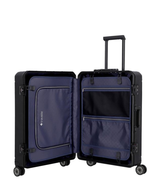 Travelite NEXT 4w Trolley M schwarz