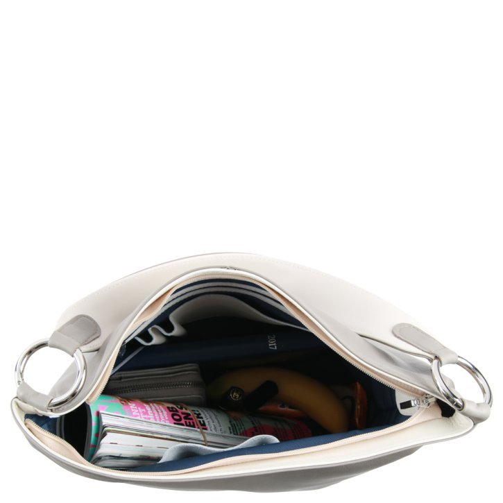 Augenthaler & Heberer MERIVA Schultertasche cemento/avorio