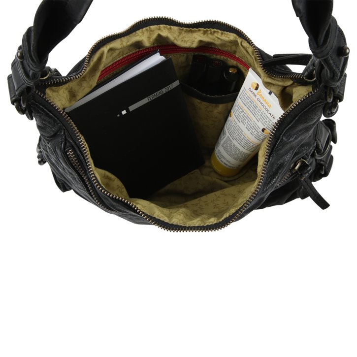  ELLA FANTASTIC Schultertasche caviar