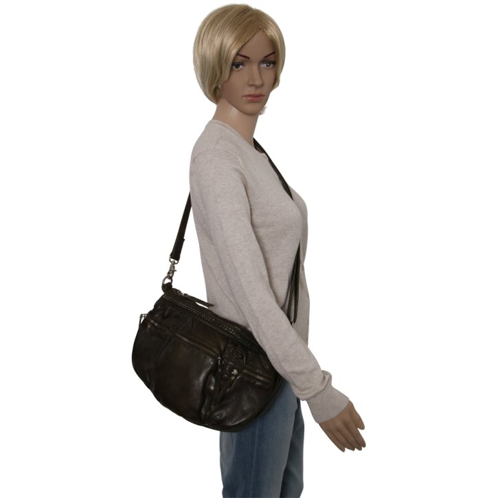 DEPECHE Schultertasche olive