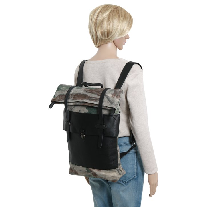 FredsBruder HYBRID Rucksack camouflage grey