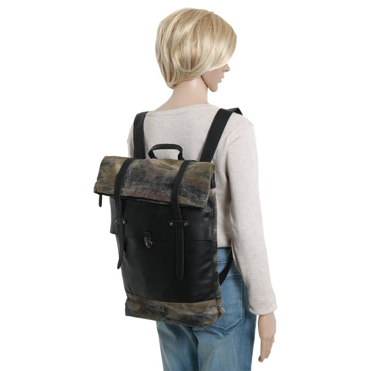 FredsBruder HYBRID Rucksack camouflage khaki