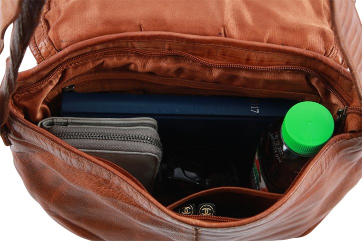 Gianni Conti Umhängetasche cognac