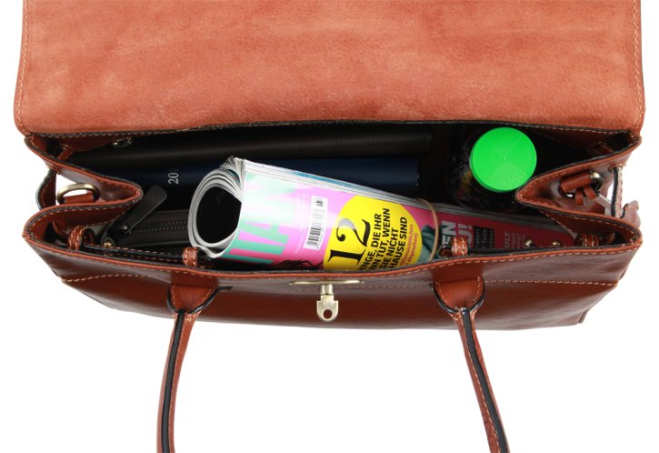 Gianni Conti Umhängetasche cognac