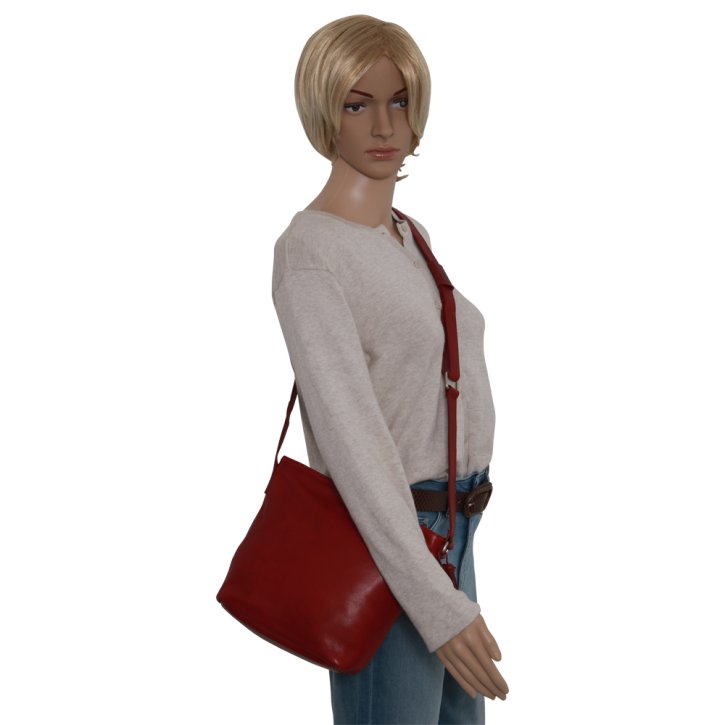 Saccoo Para Schultertasche red