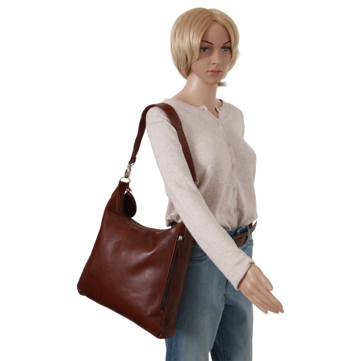 Saccoo Zarata Schultertasche choco