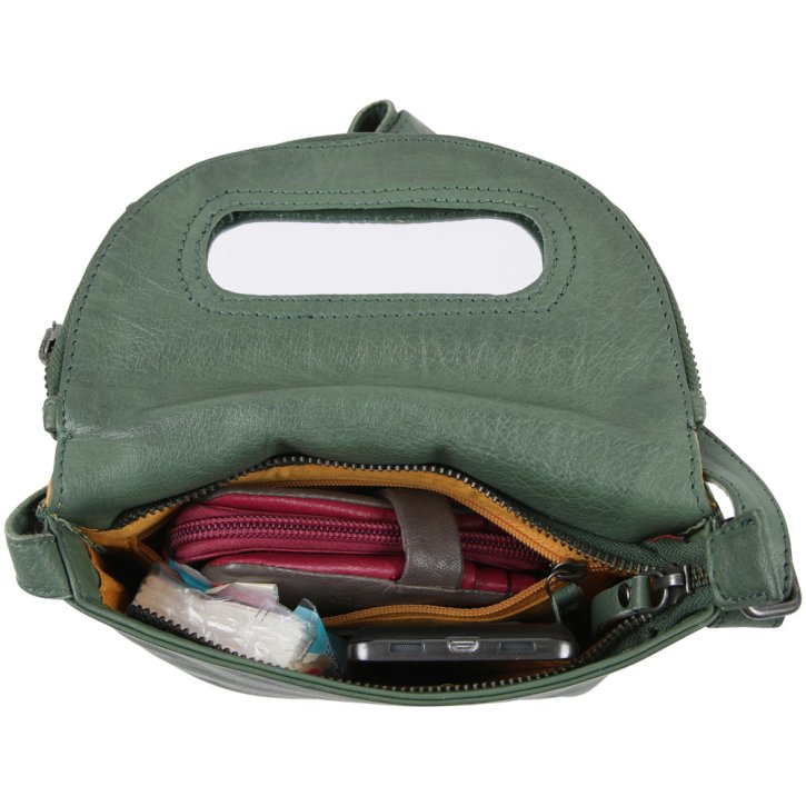 Sticks and Stones Toledo Bag Buff Washed forest green
