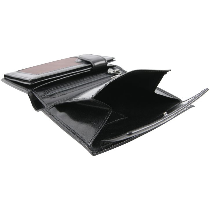 the bridge Scheintasche Rindleder schwarz