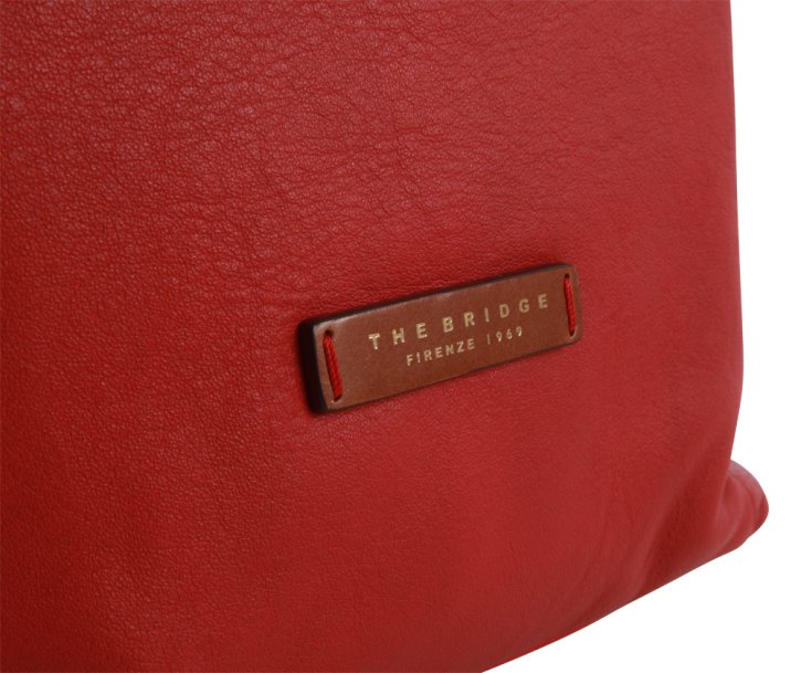the bridge Rucksack Feinleder kaminrot