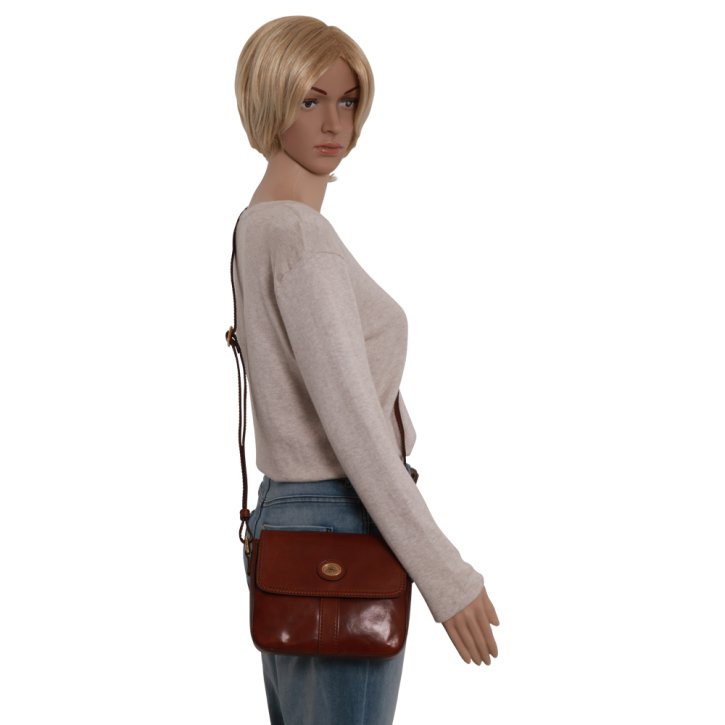 the bridge Damentasche Rindleder braun